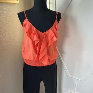 💕 Sleeveless Blouse w/ adjustable spaghetti straps